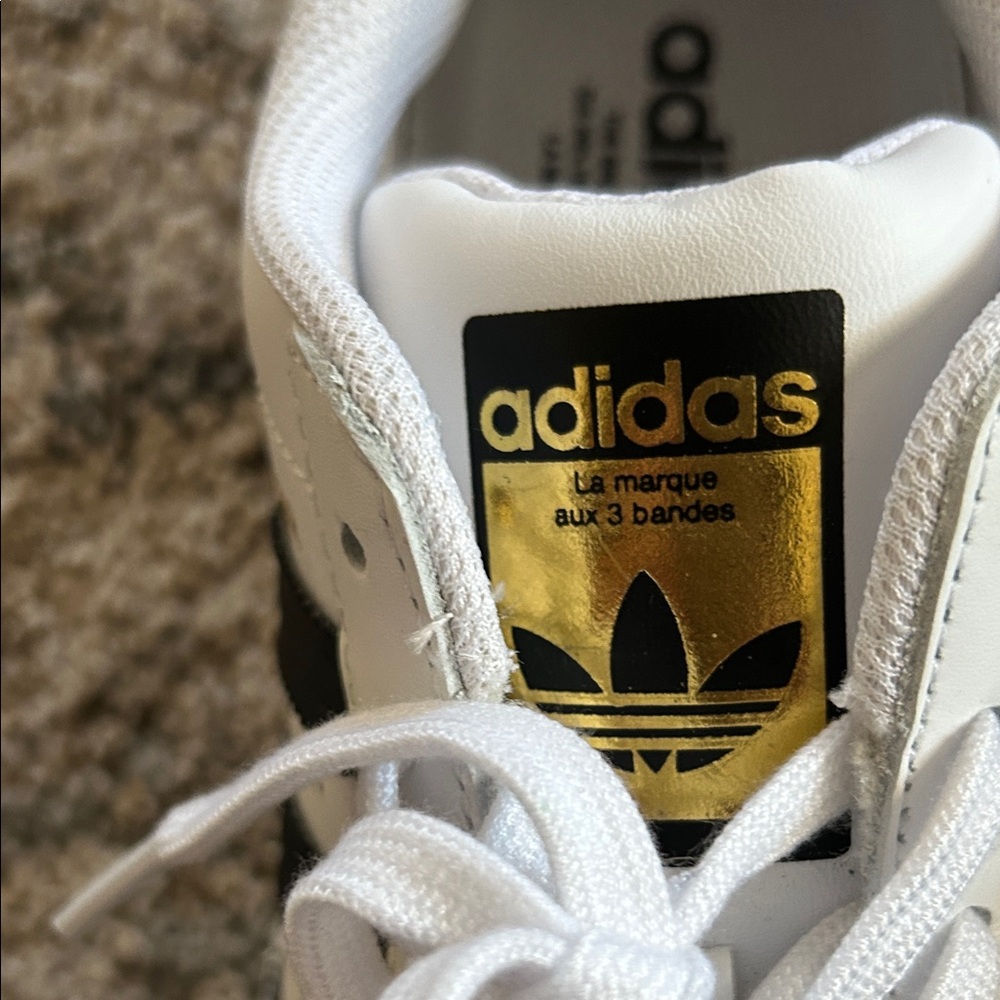 adidas White and Black Women's Shoes - Picture 2 of 4